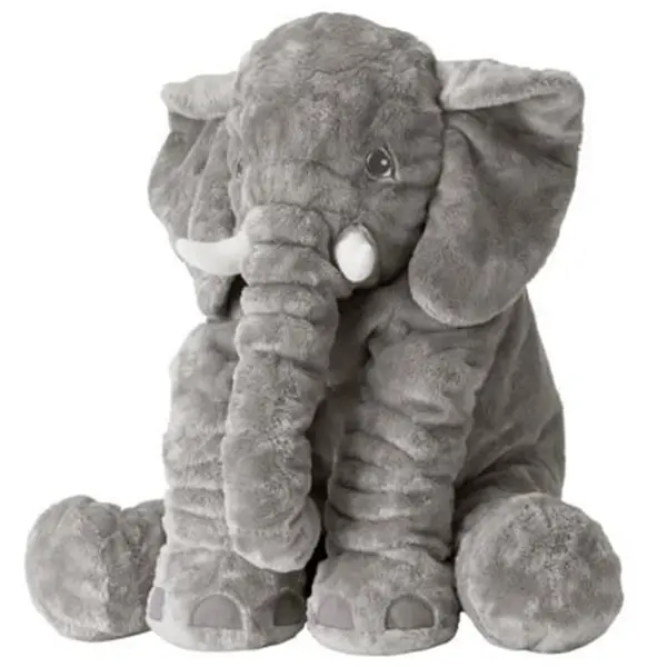عروسک فیل بالشتی مدل Mommy Elephant ارتفاع 60 سانتی متر - 2