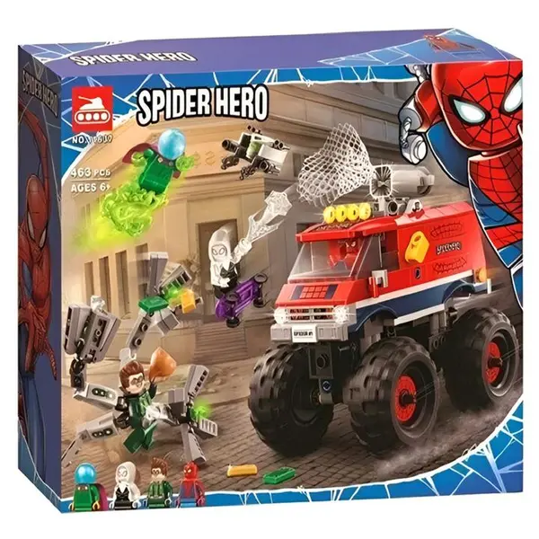 ساختنی طرح کامیون مردعنکبوتی مدل SPIDER HERO کد 11637 - 3