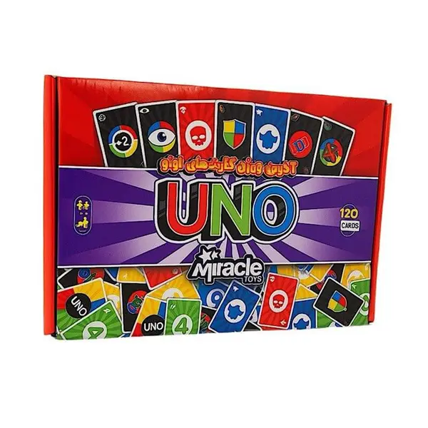 بازی فکری و گروهی UNO جعبه 120 کارت - 2