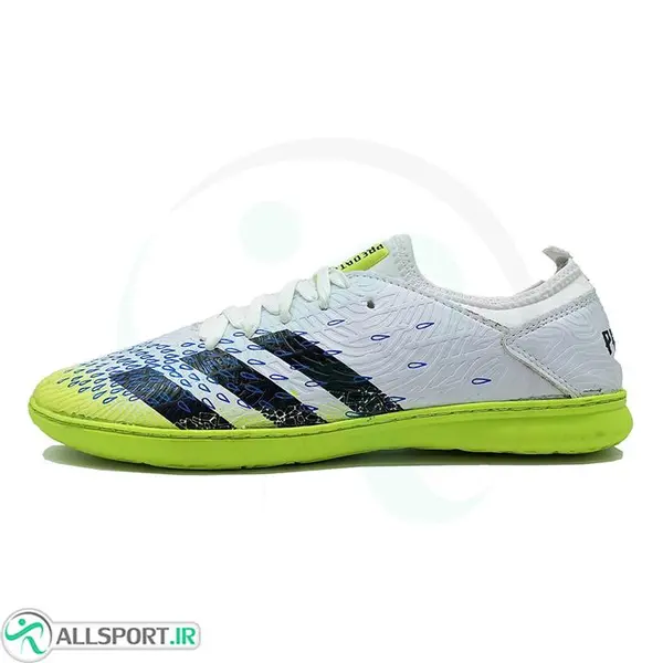 کفش فوتسال آدیداس پردیتور طرح اصلی Adidas Predator White Green - 2