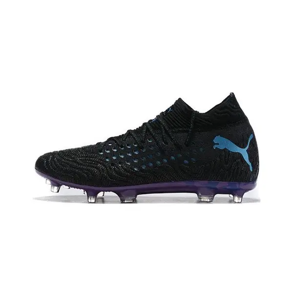 کفش فوتبال پوما فیوچر طرح اصلی مشکی نارنجی Puma Future Netfit Griezmann 19.1 FG Cleats Black Orang - 2