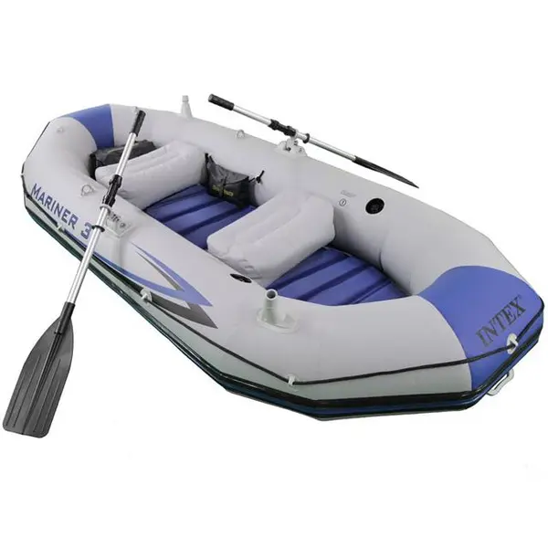 قایق بادی مارینر 3 نفره کف فایبر گلاس اینتکس مدل intex-68373 - 5