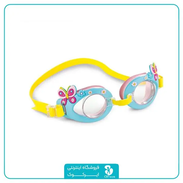 عینک شنا بچه گانه اینتکس مدل پروانه کد 55610