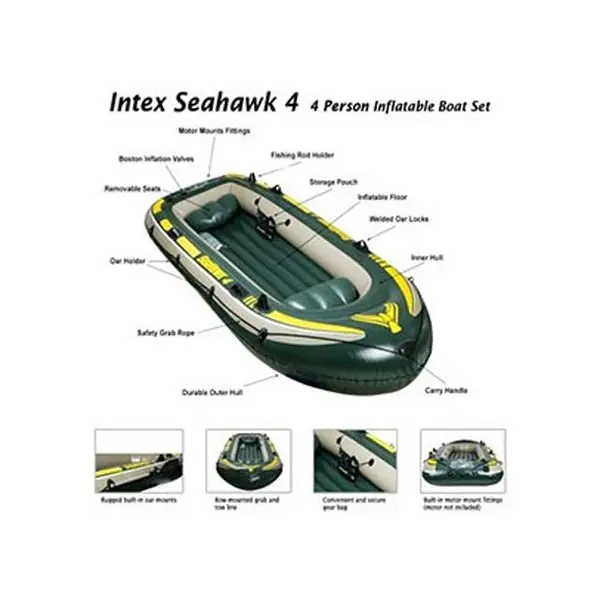 قایق بادی intex مدل 68351،SeaHawk4 - 4