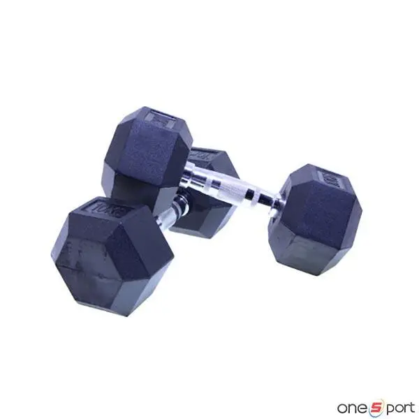 دمبل شش ضلعی ده کیلوگرمی بسته دو عددی - 5