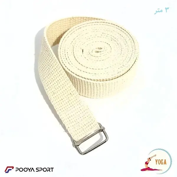 بند یوگا عرض 3 سانت و طول 3 متر ساده - 3