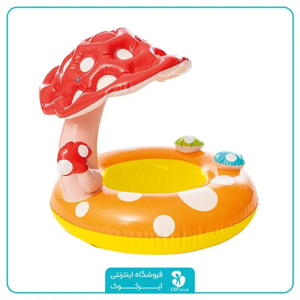 حلقه شنا شورتی کودک طرح قارچ اینتکس کد 56574 - 3