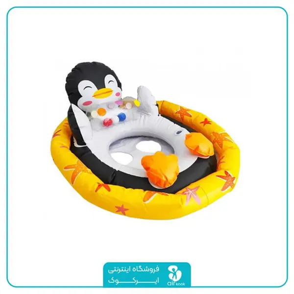شناور بادی شورتی کودک طرح پنگوئن اینتکس کد 59570 - 6