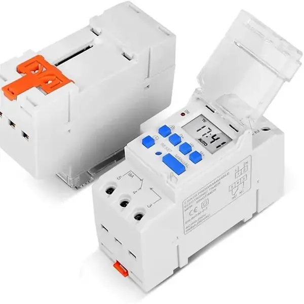 تایمر دیجیتال AHC15A برنامه هفتگی باطری داخلی لیتیومی - 2