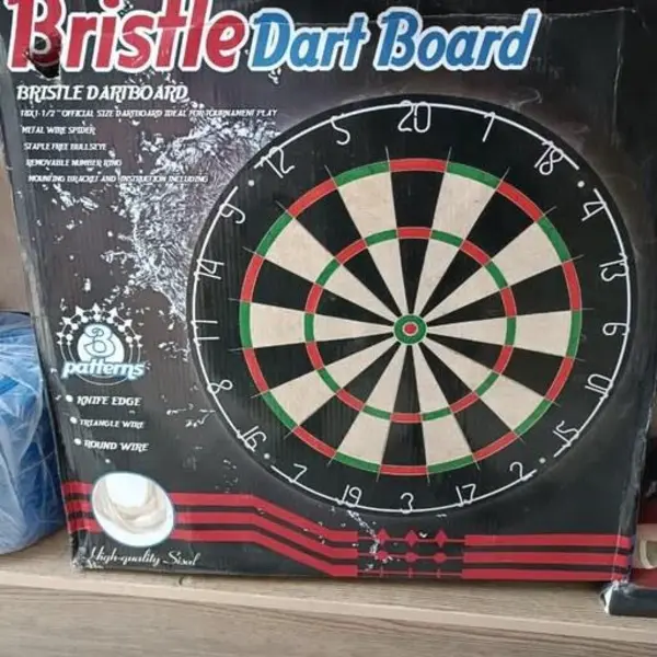 تخته دارت سوزنی حرفه ای یه طرفه مدل بریستل دارت برد یال اسبی Bristle Dart Board - 2