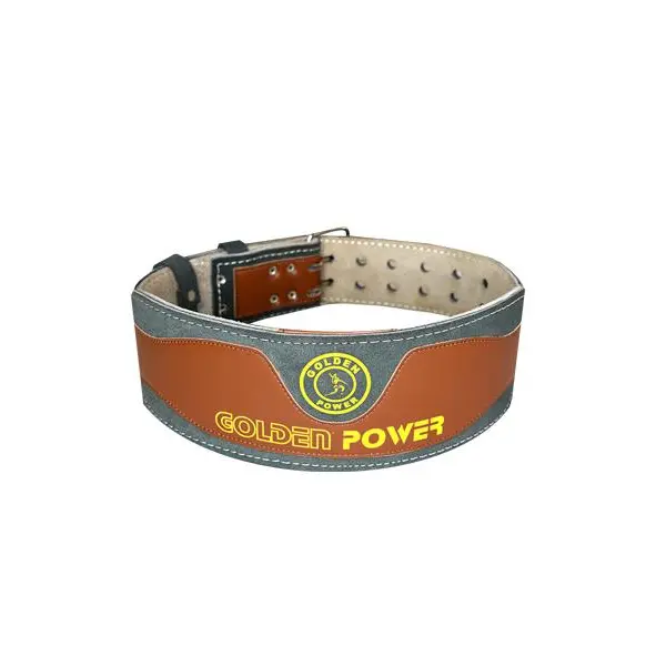 کمربند پاورلیفتینگ چرم الترا پرو گلدن پاور Golden Power - 3