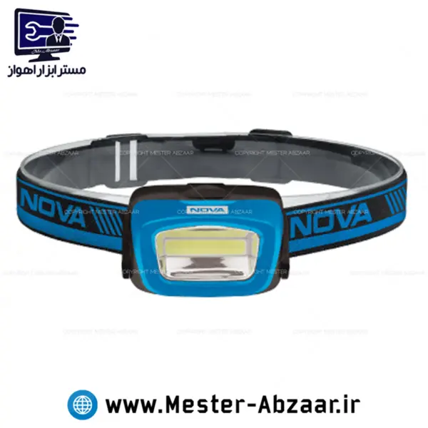 چراغ پیشانی 3 وات 120 لومن نووا مدل 3042 - 2