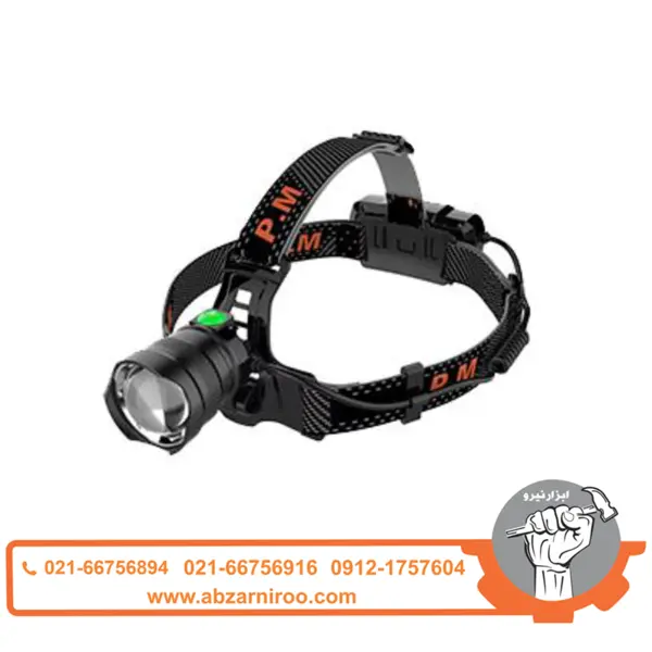چراغ پیشانی حرفه ای مدل HL900 برند P.M آنکور - 5