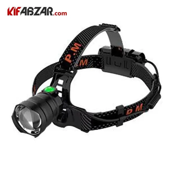چراغ پیشانی حرفه ای مدل HL900 برند P.M آنکور - 4
