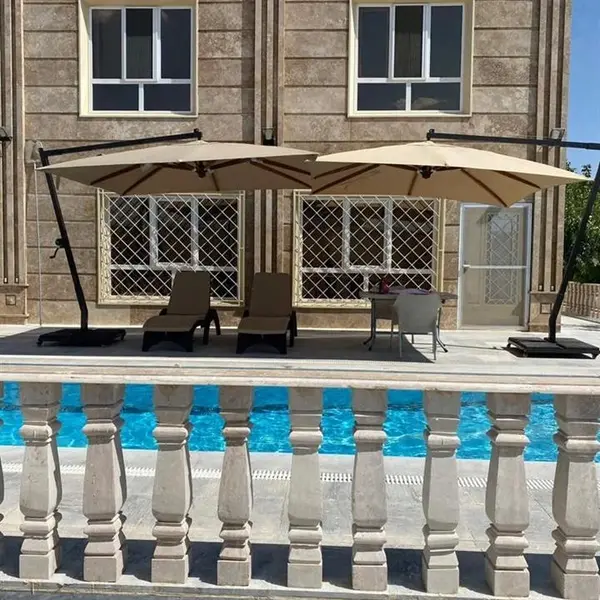 چتر پایه کنار بزرگ - 3