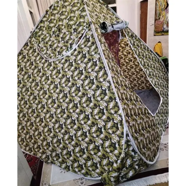 چادر مسافرتی 12 نفره آپکس مدل ارتشی کد Q027 - 3