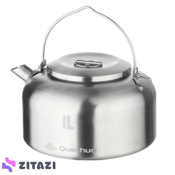 کتری استیل ضد زنگ 1 لیتری کمپینگ کچوا Quechua MH500 - 2