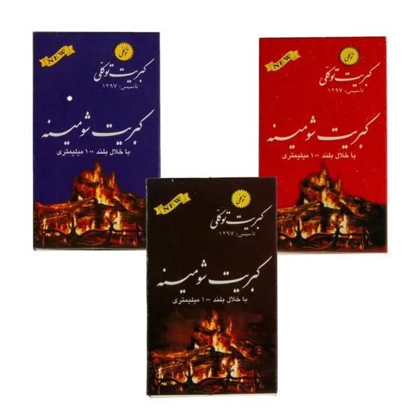 کبریت توکلی مدل شومینه بسته 3 عددی - 2