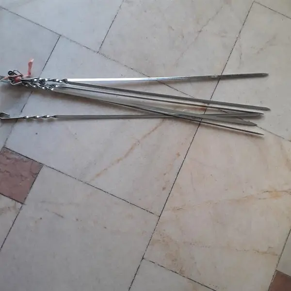 سیخ جوجه دسته پیچی 6 تایی - 2