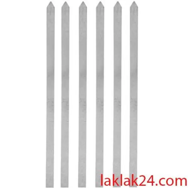 سیخ آلومینیومی کوبیده مدل بلند بسته 6 عددی - 6
