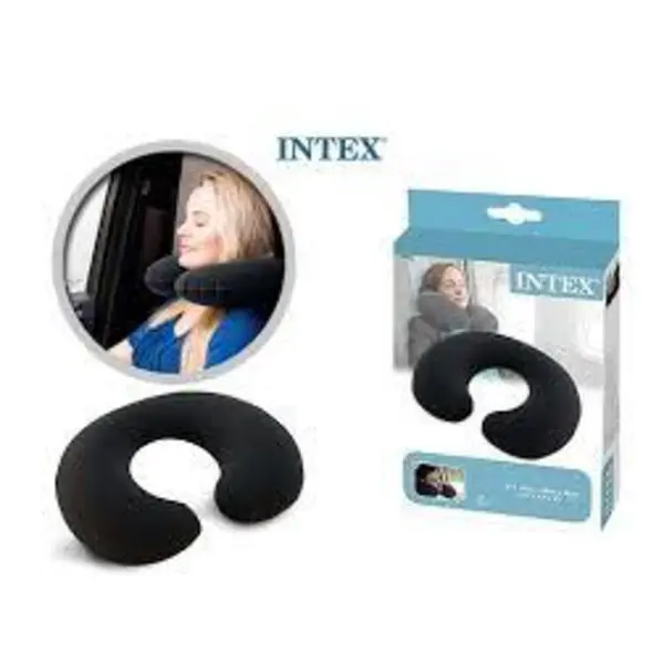 بالش سفری بادی اینتکس مدل Black - 6