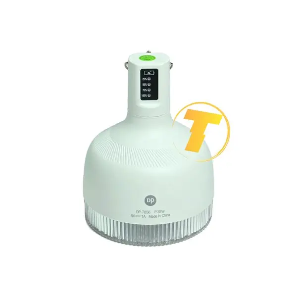 چراغ آویز شارژی دی پی مدل DP-7856 38W با نور مهتابی - 2