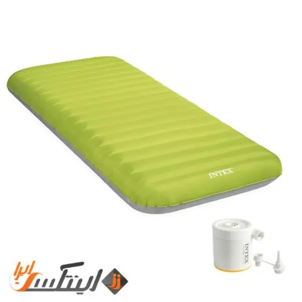 تشک بادی کمپینگ intex 64097 TruAire Luxury عرض 76 - 2