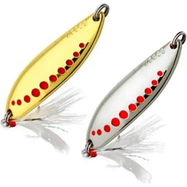 قاشقک ماهیگیری خال قرمز فیشینگ لور FISHING LURE مدل spoon  وزن 20 گرم طول 5.5 سانتی متر - 2