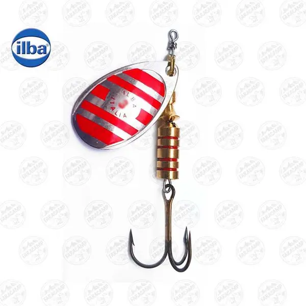 لانسه ماهیگیری سایز ۵ ایلبا Lungo Silver/Red 60115M وزن ۲۴ گرم - 3