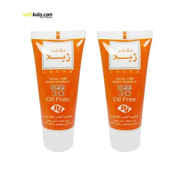 کرم ضدآفتاب دکتر ژیلا کد 01 حجم 30 میلی لیتر مجموعه 2 عددی - 3