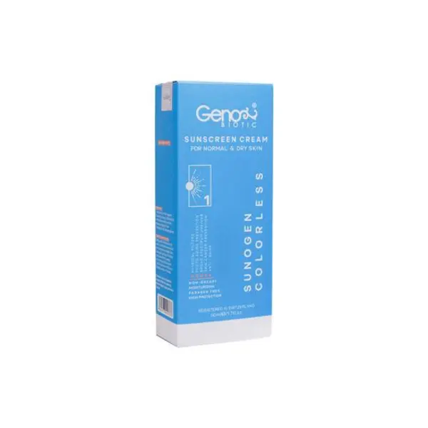 کرم ضد آفتاب ژنوبایوتیک مدل 02 حجم 50 میلی لیتر - 4