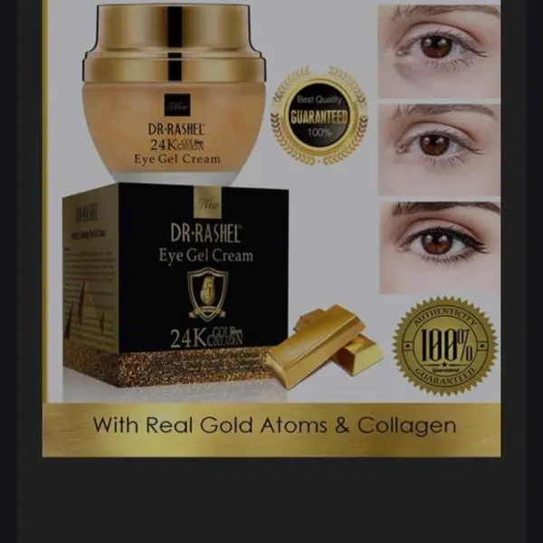 کرم دور چشم طلای 24k دکتر راشل 20 گرم dr rashel - 2