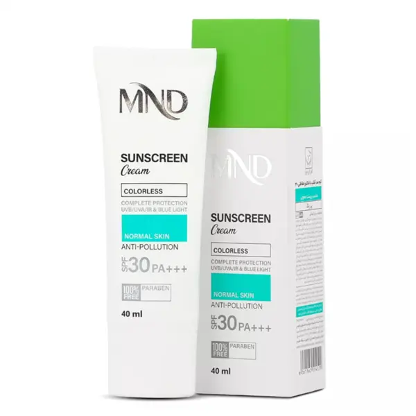 کرم ضد آفتاب با فاکتور حفاظتی 30 (SPF 30) مناسب پوست معمولی ام ان دی 40 میلی‌لیتر - 2