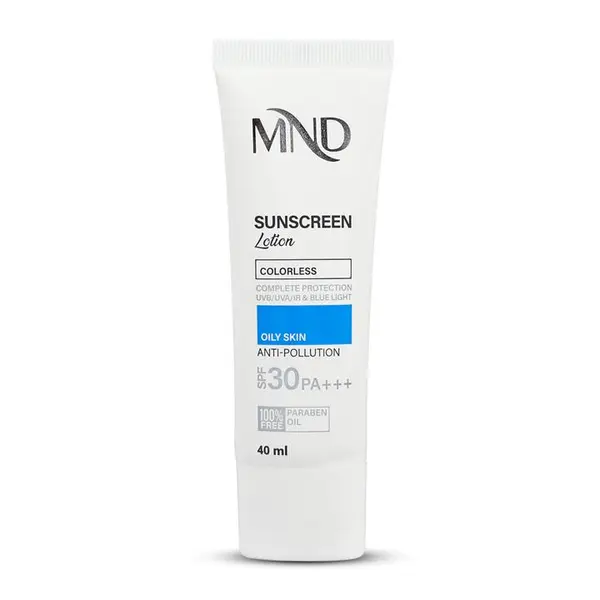 لوسیون ضدآفتاب با فاکتور حفاظتی 30 (SPF 30) مناسب پوست چرب ام ان دی 40 میلی‌لیتر mnd - 2
