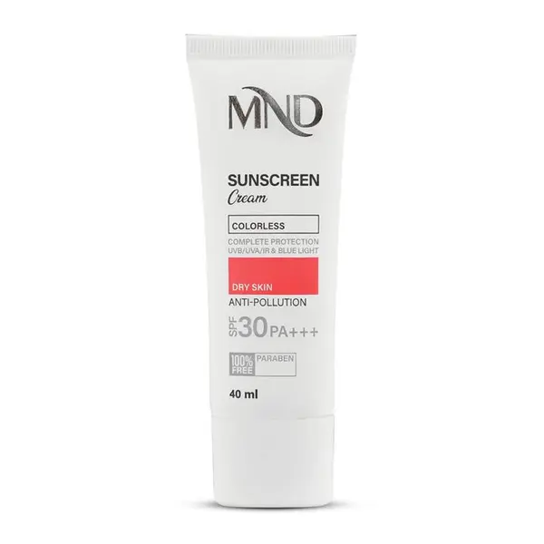 کرم ضدآفتاب با فاکتور حفاظتی 30 (spf30) مناسب پوست خشک ام ان دی 40 میلی لیتر mnd - 2