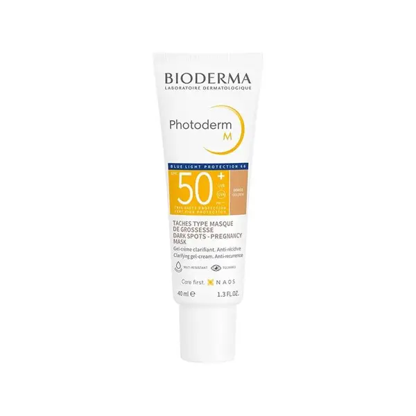 ضد آفتاب رنگی بایودرما حجم 40 میل رنگ گلد Bioderma Photoderm M Golden SPF50  3701129803714 - 5