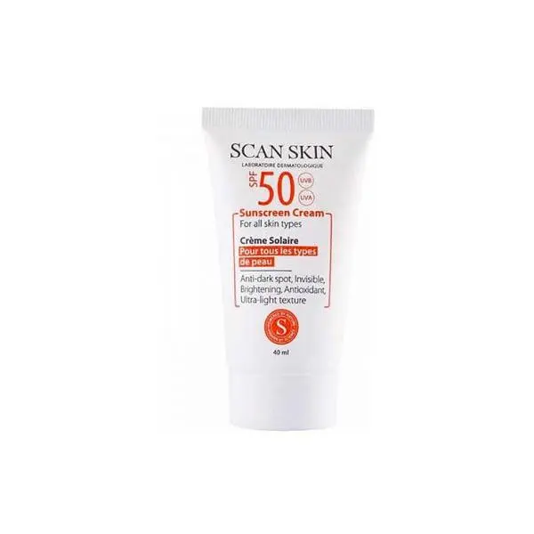 کرم ضد آفتاب بی رنگ اسکن اسکین 40 میلی | مناسب پوست های نرمال تا مختلط با SPF50 - 2