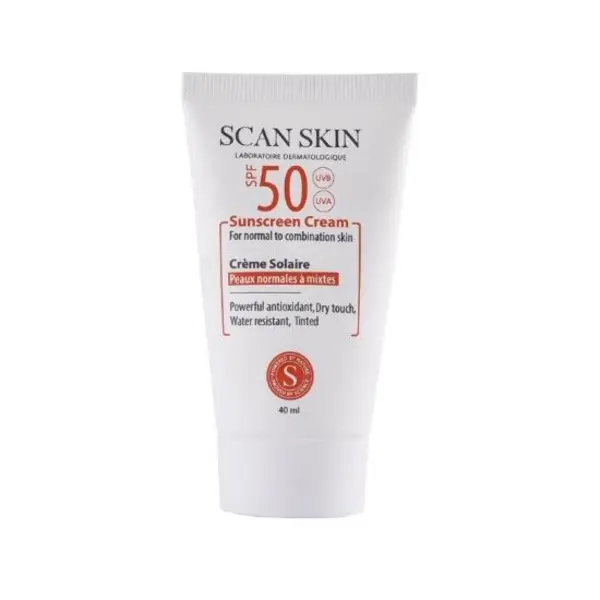 کرم ضد آفتاب بی رنگ اسکن اسکین 40 میلی | مناسب پوست های نرمال تا مختلط با SPF50 - 5