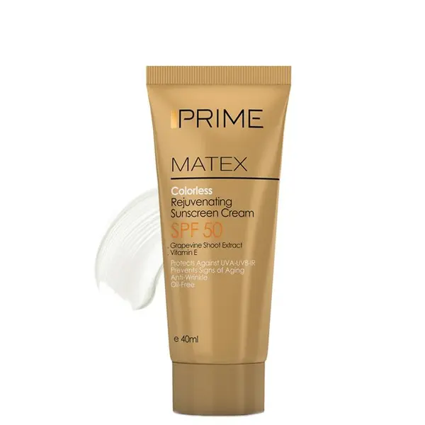 پریم  کرم ضد آفتاب رنگی جوان کننده متکس 40 میل -spf50 matex - 4