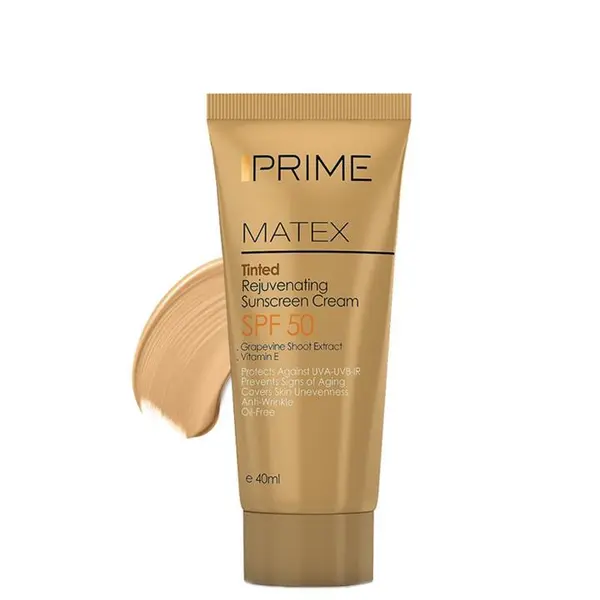 پریم  کرم ضد آفتاب رنگی جوان کننده متکس 40 میل -spf50 matex - 5