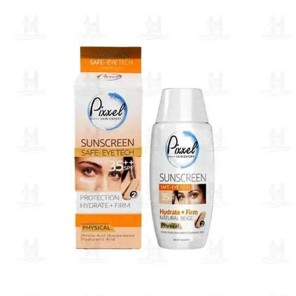 کرم ضد آفتاب دور چشم رنگ بژ طبیعی پیکسل 50 میلی لیتر - 2