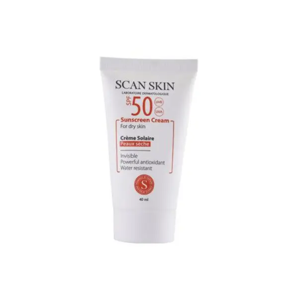 کرم ضد آفتاب اسکن اسکین پوست خشک 50 SPF حجم 40 میلSCAN SKIN SUNSCREEN CREAM FOR DRY SKIN SPF50 40 ML - 5