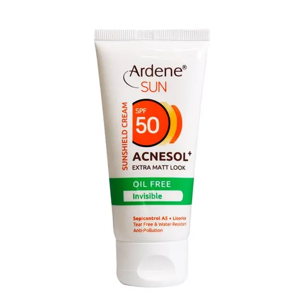 کرم ضد آفتاب فاقد چربی 50 SPF بی رنگ آردن Ardene مدل +Acnesol - 2