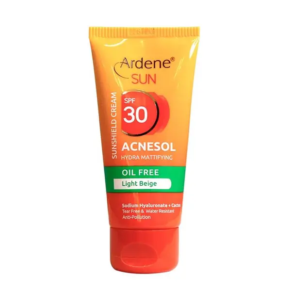 کرم ضد آفتاب فاقد چربی 50 SPF رنگ بژ هلویی آردن Ardene مدل Acnesol - 3