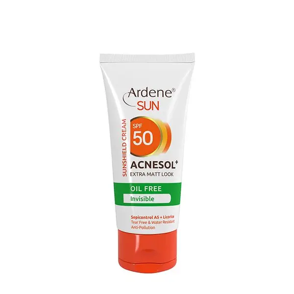 کرم ضد آفتاب فاقد چربی 50 SPF بی رنگ آردن Ardene مدل +Acnesol - 3