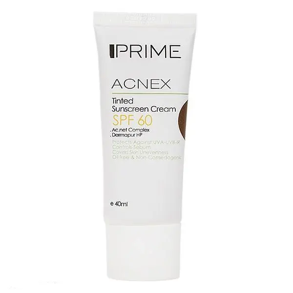 کرم ضد آفتاب رنگی پریم مدل Acnex Beige SPF60 حجم 40 میلی لیتر - 3