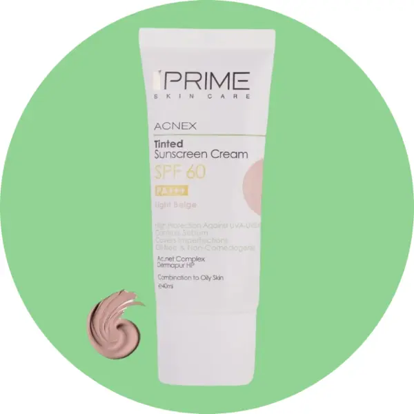کرم ضد آفتاب پریم مدل Acnex حجم ۴۰ میلی لیتر SPF 60 - 2