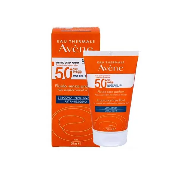 ضدآفتاب اون Avene مدل Fluid Sans Parfume SPF 50 حجم 50 میلی لیتر - 2
