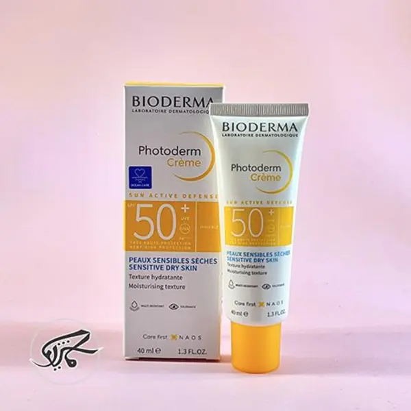 کرم ضد آفتاب بایودرما پوست حساس و خشک مدل  Bioderma Photoderm Crème SPF50+ - 5