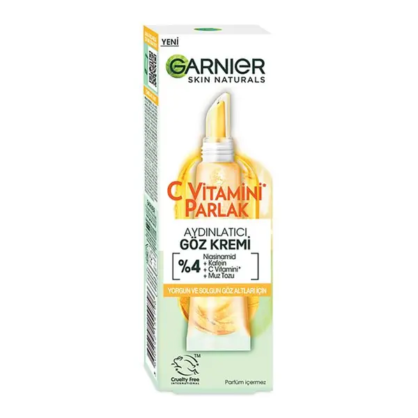 کرم دور چشم ویتامین C گارنیه (گارنیر) 15 میل Garnier Skin Naturals Vitamin C Brightening Eye Cream - 3